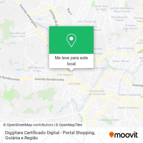 Diggitare Certificado Digital - Portal Shopping mapa