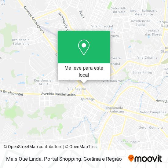 Mais Que Linda. Portal Shopping mapa