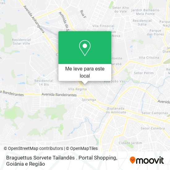 Braguettus Sorvete Tailandês . Portal Shopping mapa