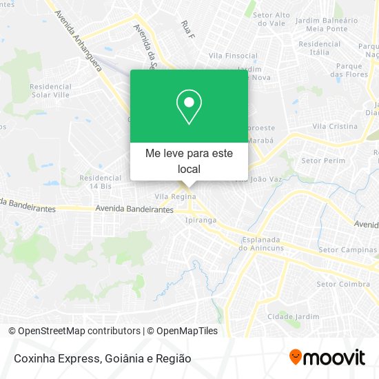 Coxinha Express mapa