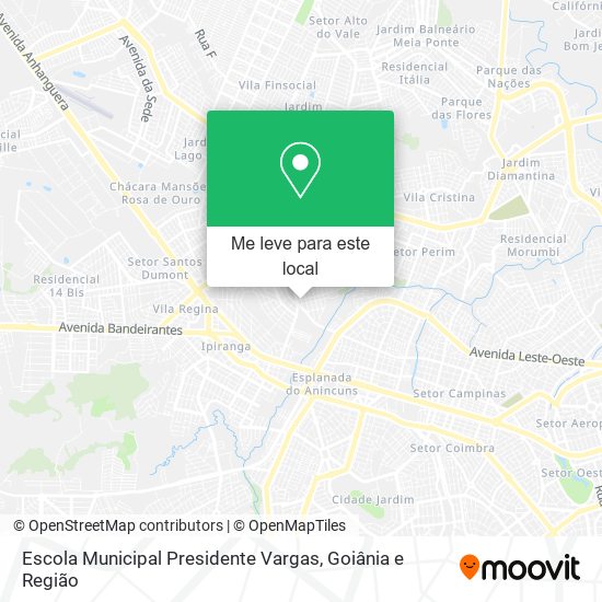 Escola Municipal Presidente Vargas mapa