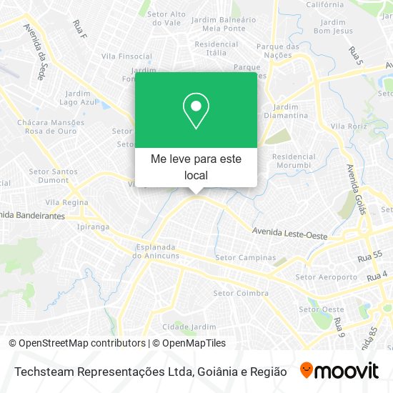 Techsteam Representações Ltda mapa