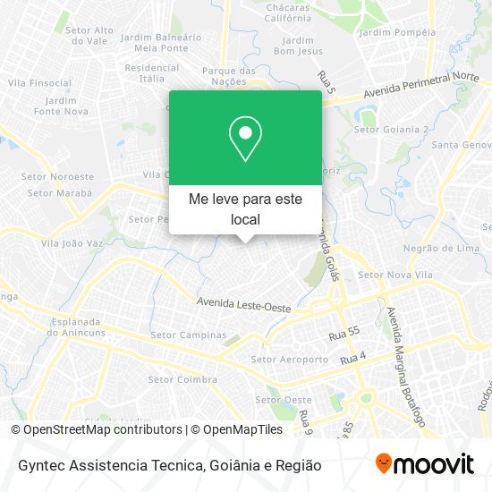 Gyntec Assistencia Tecnica mapa