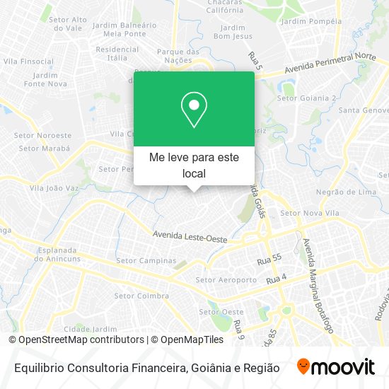 Equilibrio Consultoria Financeira mapa