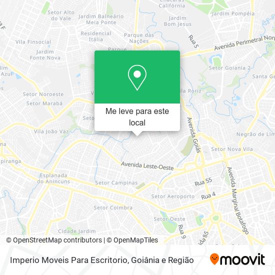 Imperio Moveis Para Escritorio mapa