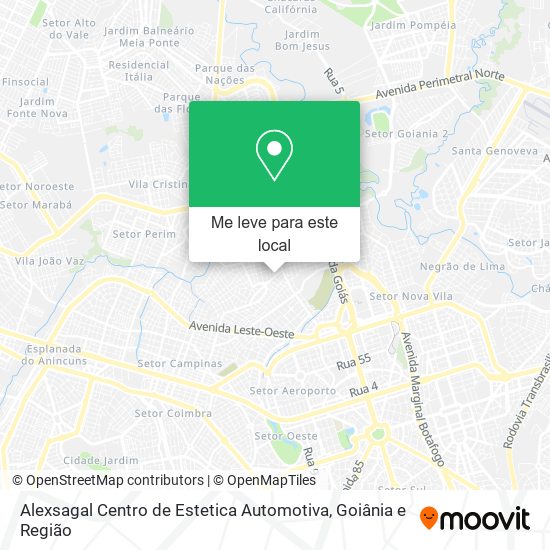 Alexsagal Centro de Estetica Automotiva mapa