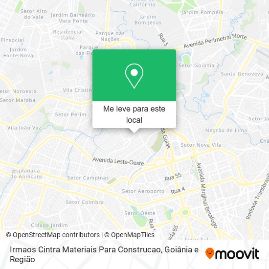 Irmaos Cintra Materiais Para Construcao mapa