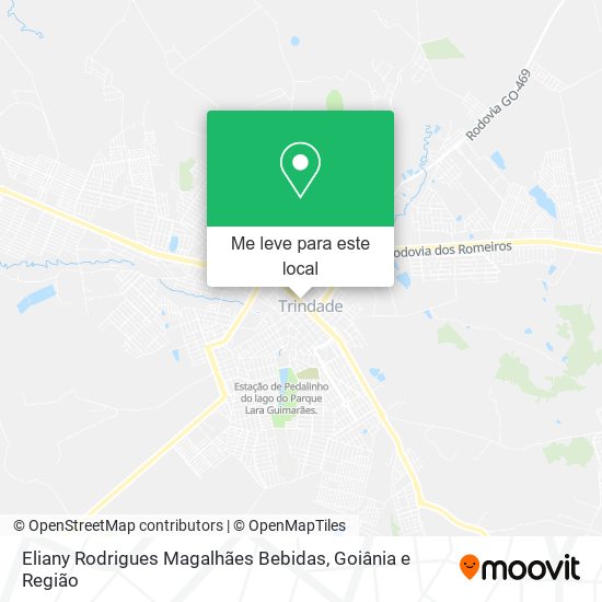 Eliany Rodrigues Magalhães Bebidas mapa