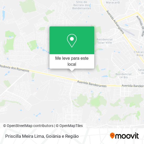 Priscilla Meira Lima mapa