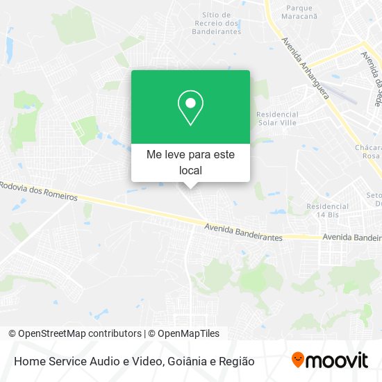 Home Service Audio e Video mapa