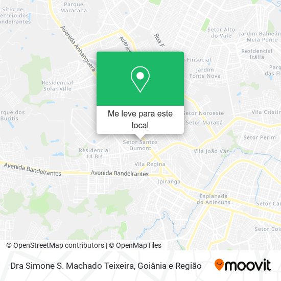 Dra Simone S. Machado Teixeira mapa