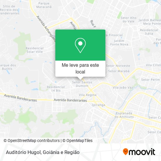 Auditório Hugol mapa