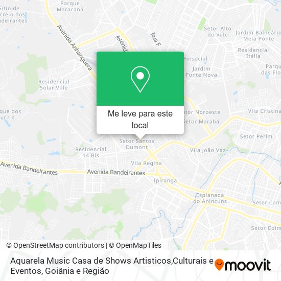 Aquarela Music Casa de Shows Artisticos,Culturais e Eventos mapa