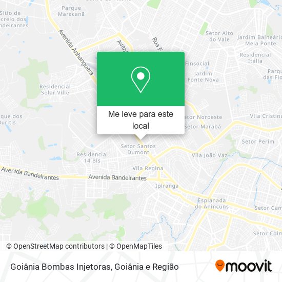 Goiânia Bombas Injetoras mapa