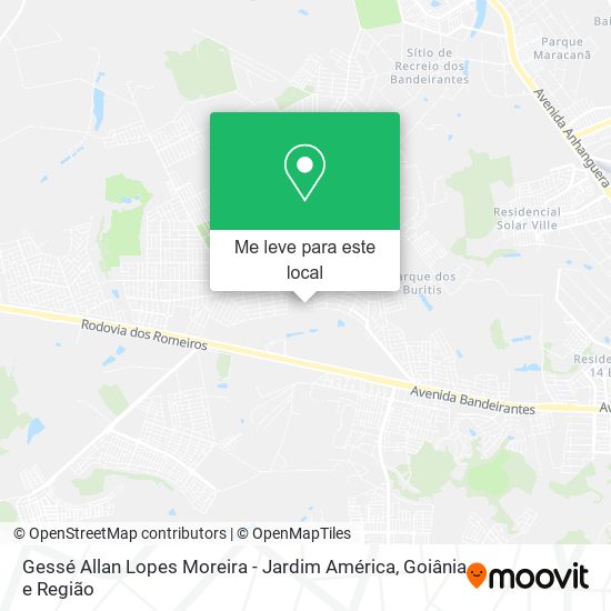 Gessé Allan Lopes Moreira - Jardim América mapa