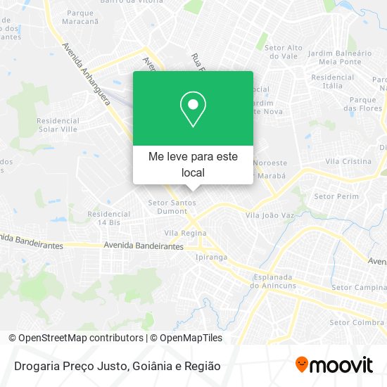 Drogaria Preço Justo mapa