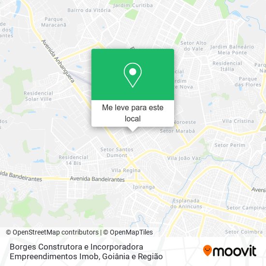 Borges Construtora e Incorporadora Empreendimentos Imob mapa