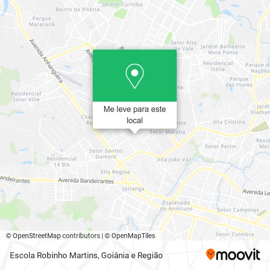 Escola Robinho Martins mapa