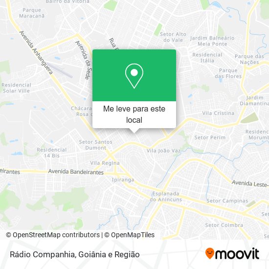 Rádio Companhia mapa