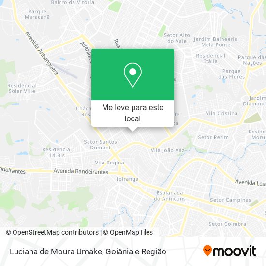 Luciana de Moura Umake mapa