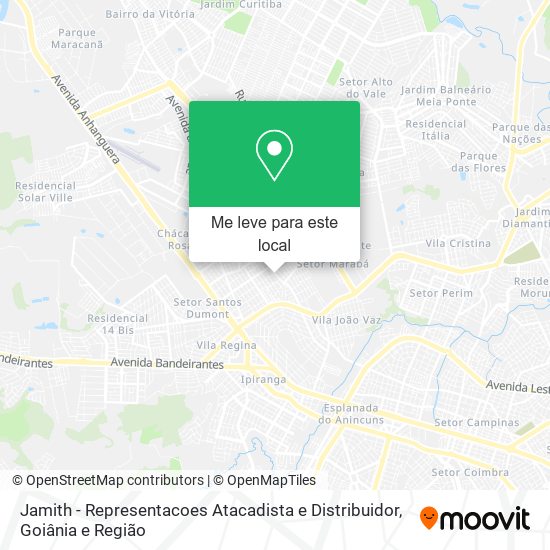 Jamith - Representacoes Atacadista e Distribuidor mapa