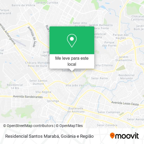 Residencial Santos Marabá mapa