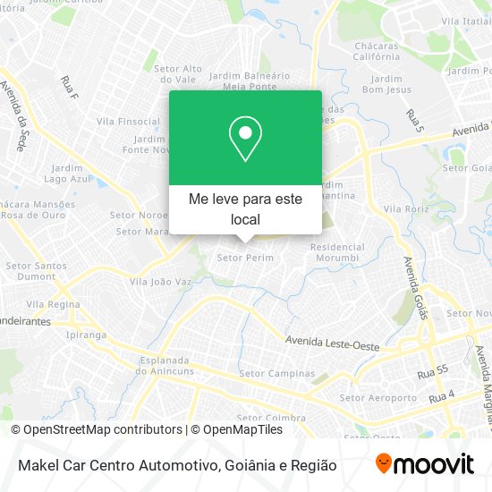 Makel Car Centro Automotivo mapa