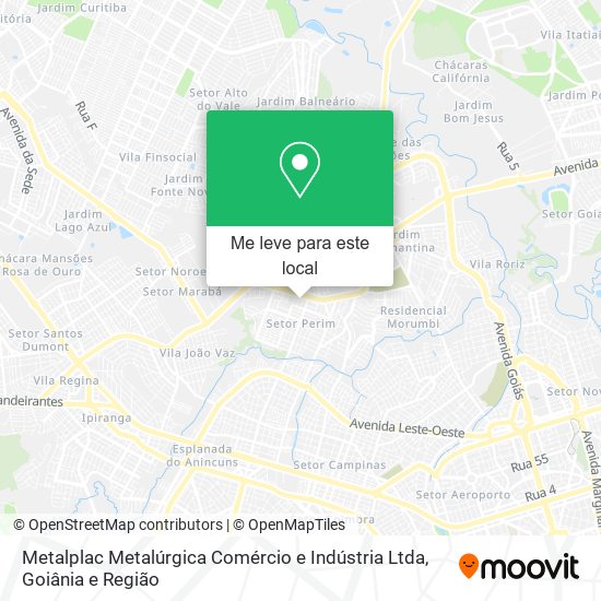 Metalplac Metalúrgica Comércio e Indústria Ltda mapa