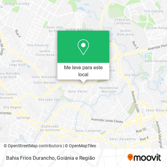 Bahia Frios Durancho mapa