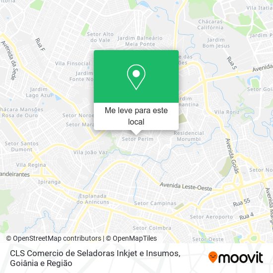 CLS Comercio de Seladoras Inkjet e Insumos mapa