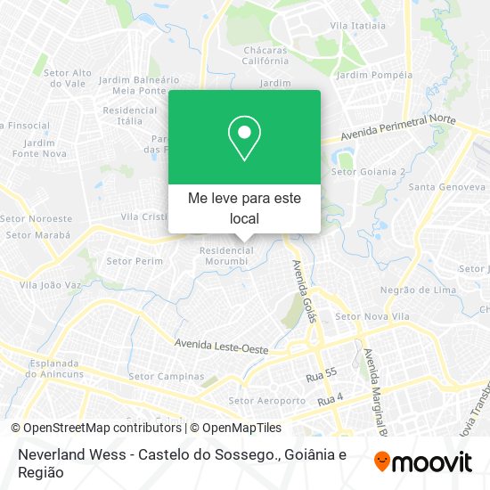 Neverland Wess - Castelo do Sossego. mapa