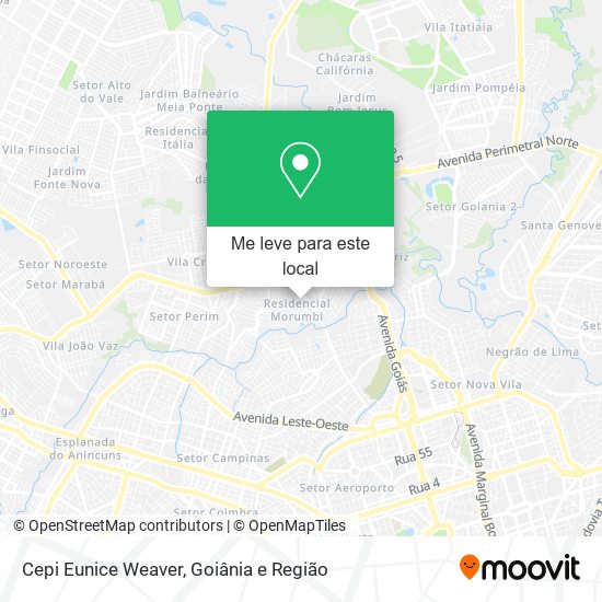 Cepi Eunice Weaver mapa