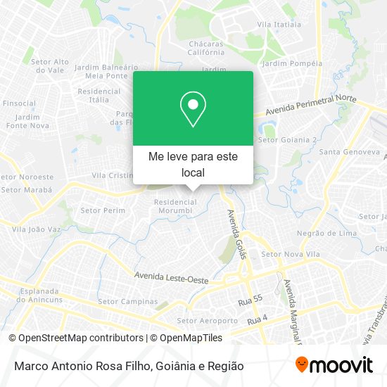 Marco Antonio Rosa Filho mapa