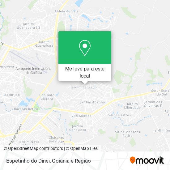 Espetinho do Dinei mapa