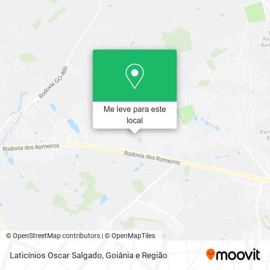 Laticínios Oscar Salgado mapa