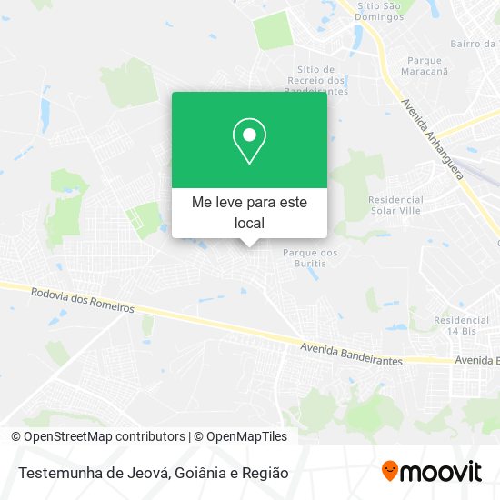 Testemunha de Jeová mapa