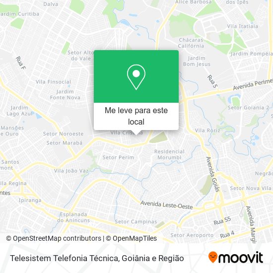 Telesistem Telefonia Técnica mapa