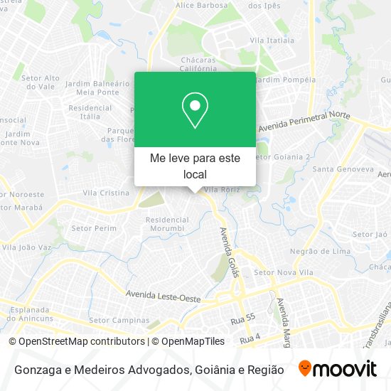 Gonzaga e Medeiros Advogados mapa