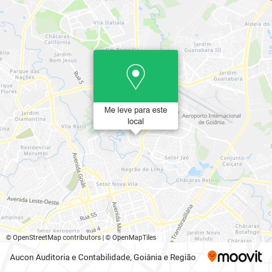 Aucon Auditoria e Contabilidade mapa