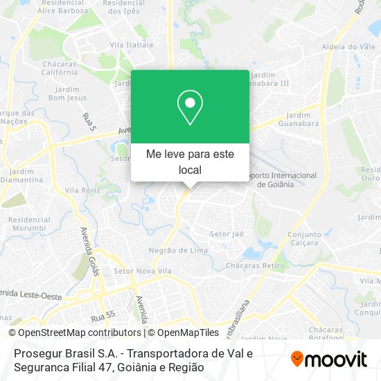 Prosegur Brasil S.A. - Transportadora de Val e Seguranca Filial 47 mapa