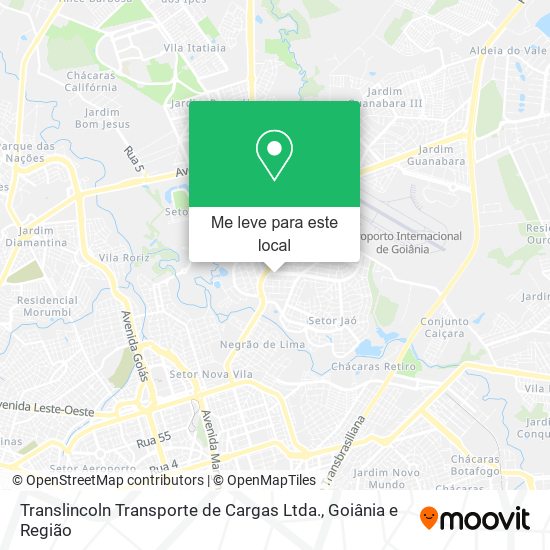 Translincoln Transporte de Cargas Ltda. mapa
