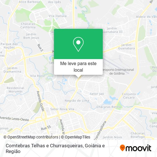 Comtebras Telhas e Churrasqueiras mapa