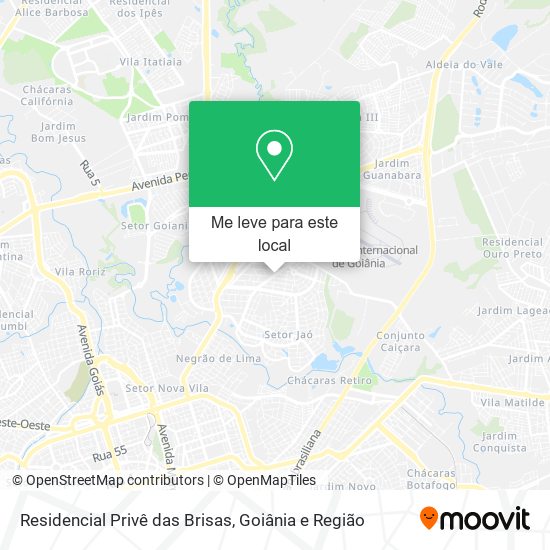 Residencial Privê das Brisas mapa