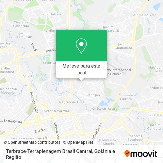 Terbrace-Terraplenagem Brasil Central mapa