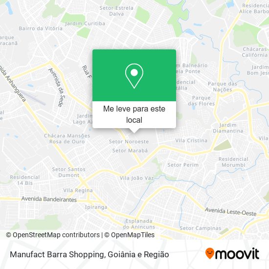Manufact Barra Shopping mapa