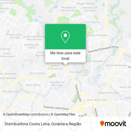 Distribuidora Costa Lima mapa
