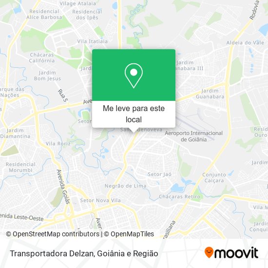 Transportadora Delzan mapa