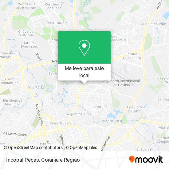 Incopal Peças mapa