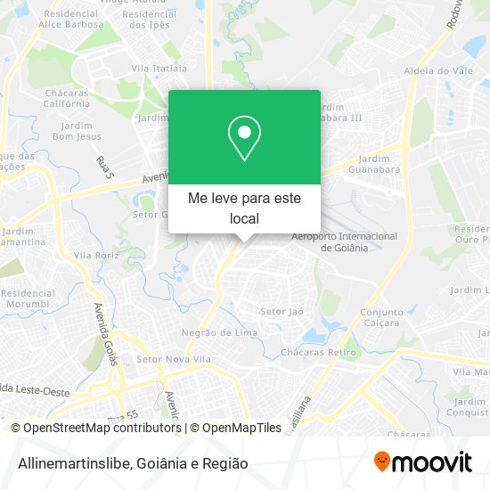 Allinemartinslibe mapa