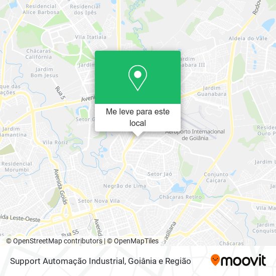 Support Automação Industrial mapa